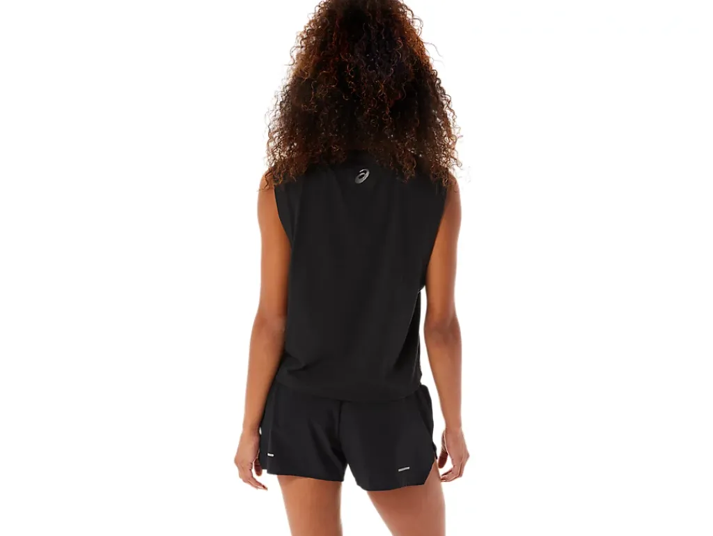 ASICS ALLOVER PRINTED MUSCLE CROP-Women Extended Sizes|T-Shirts & Tops