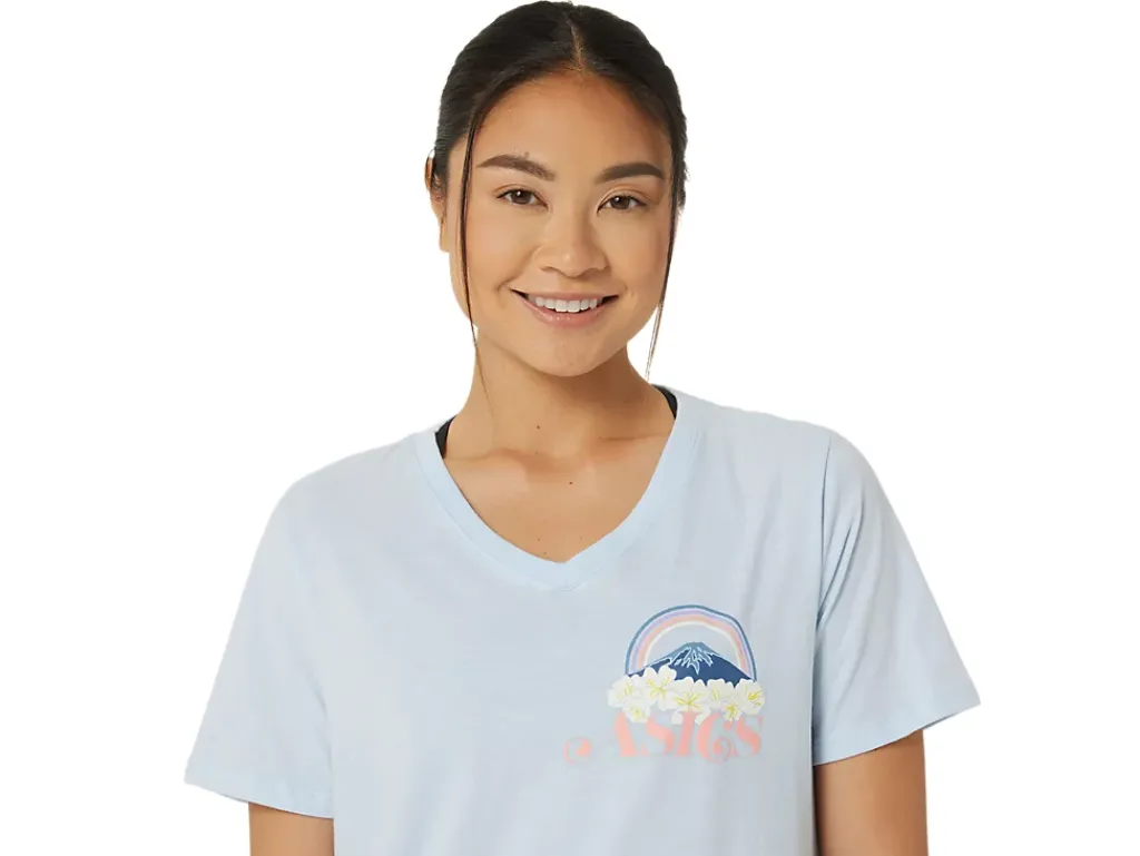 ASICS ADVENTURE ALANNA V-NECK-Women Extended Sizes|T-Shirts & Tops