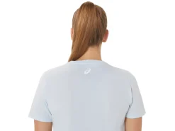 ASICS  HIBISCUS SLOGAN CREW-Women Extended Sizes|T-Shirts & Tops
