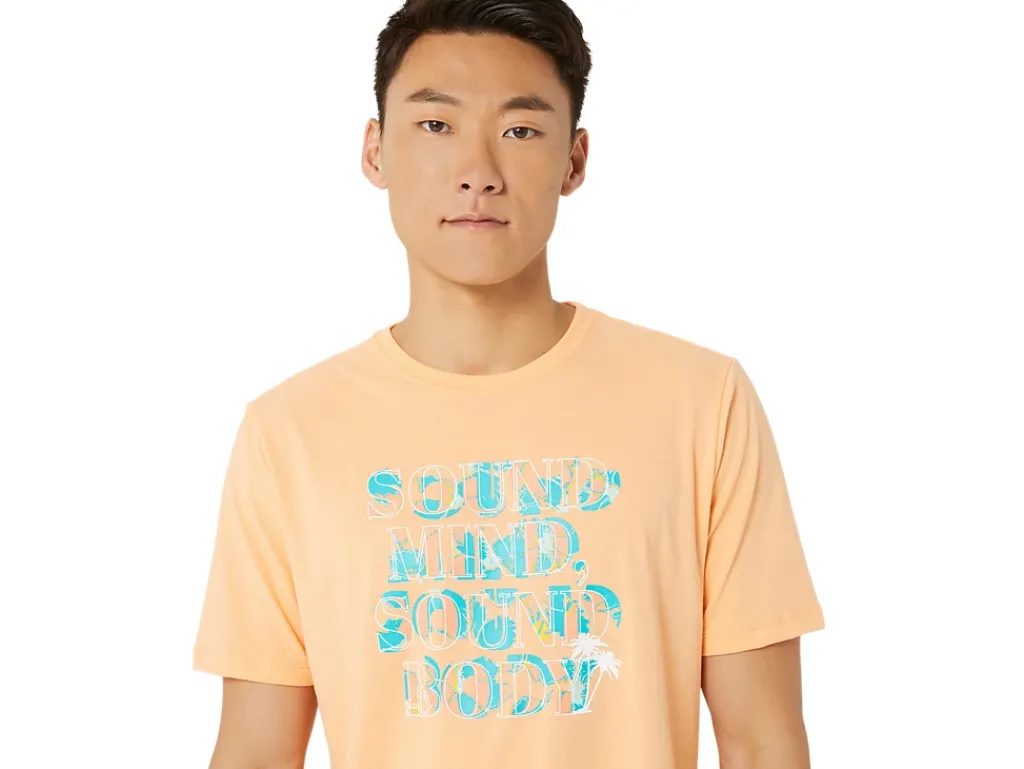 ASICS HIBISCUS SLOGAN TEE-Women Extended Sizes|Training