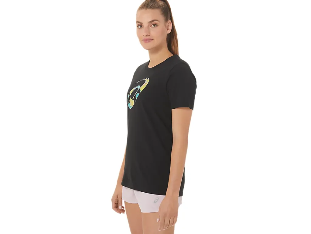 ASICS HIBISCUS SPIRAL A CREW-Women Extended Sizes|T-Shirts & Tops