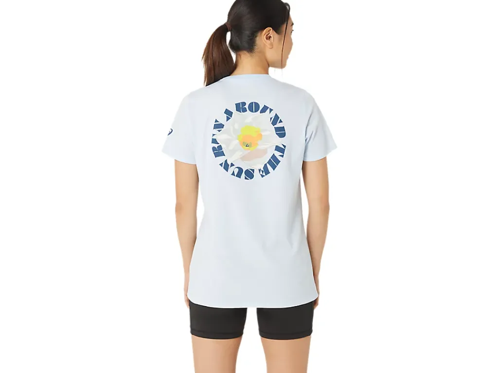 ASICS RUN IN DAFFODILL TEE-Women Extended Sizes|T-Shirts & Tops