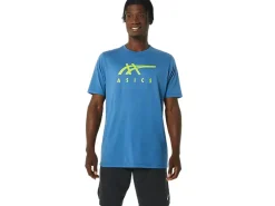 ASICS STRIPE SHORT SLEEVE TEE-Women T-Shirts & Tops|Extended Sizes
