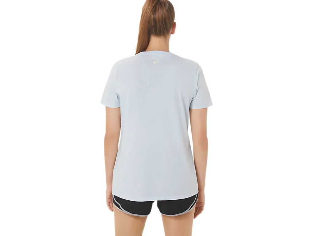 ASICS STRIPES V-NECK-Women Extended Sizes|T-Shirts & Tops
