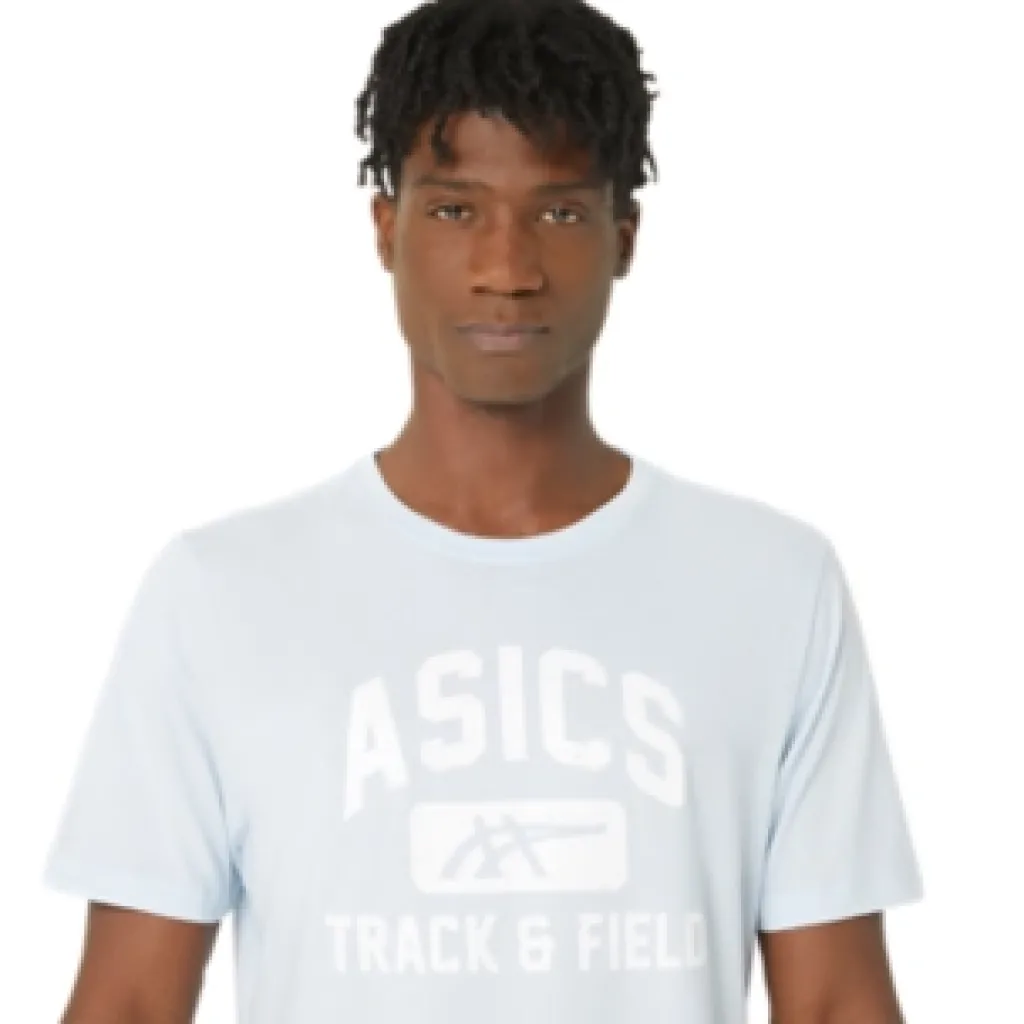 ASICS UNISEX TRACK AND FIELD GRAPHIC TEE-Women Track & Field|Extended Sizes