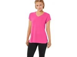 ASICS HEATHER VNECK TOP-Women Extended Sizes|T-Shirts & Tops