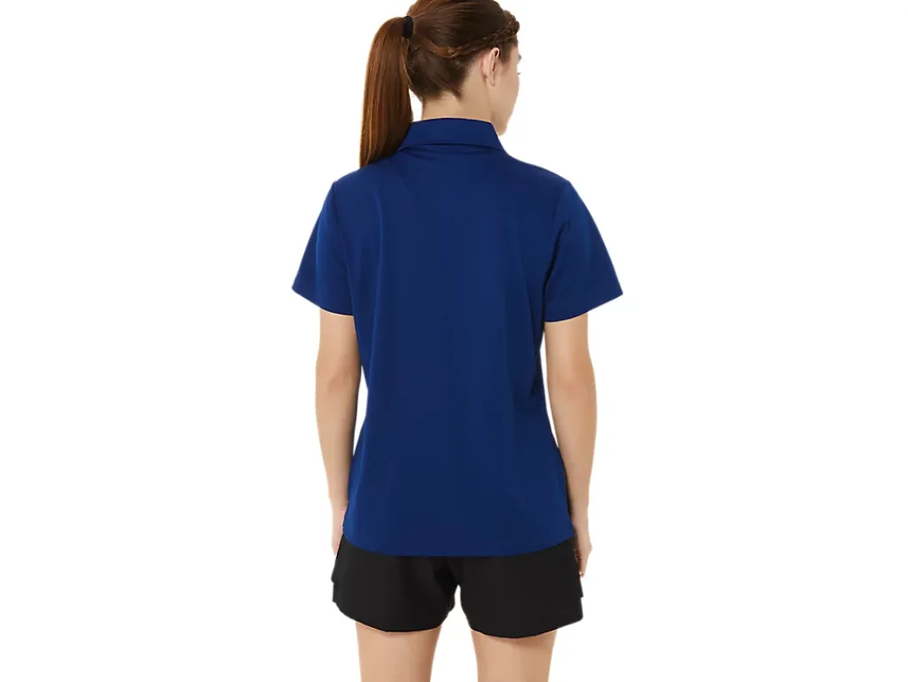ASICS HEX GRADIENT POLO WCH-Women T-Shirts & Tops