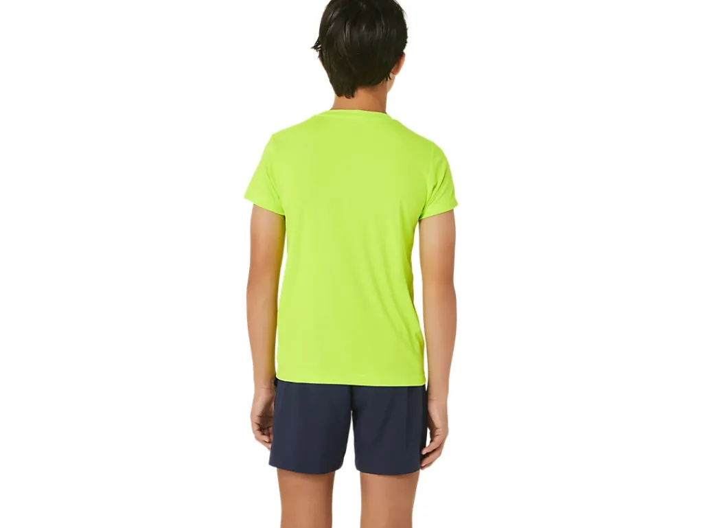 ASICS KIDS; TENNIS GRAPHIC SHORT SLEEVE TOP-Kids Tennis|Clothing