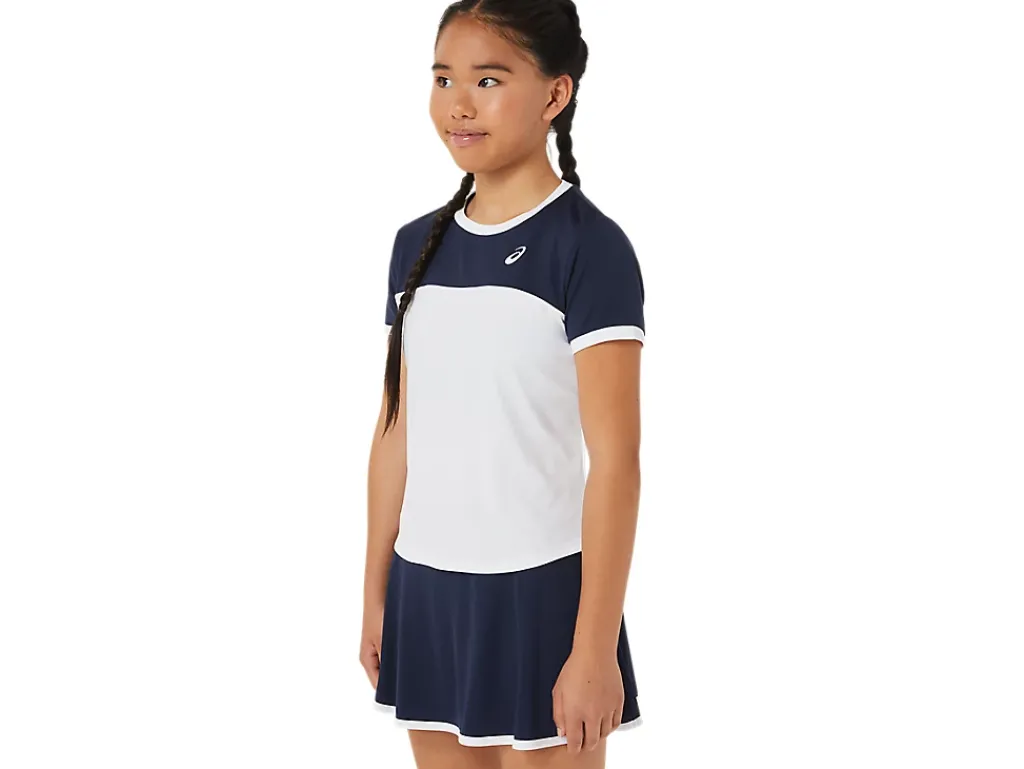 ASICS KIDS; TENNIS SHORT SLEEVE TOP-Kids Tennis|Clothing