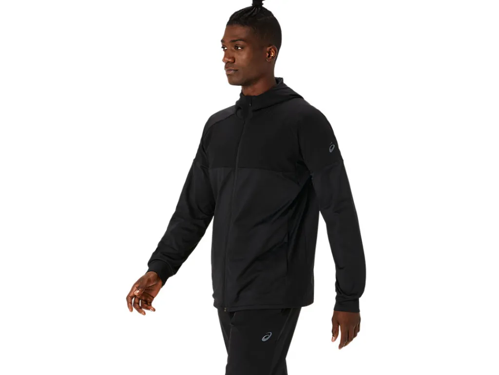 ASICS KNIT JERSEY FULL ZIP HOODIE-Men Training|Hoodies & Sweatshirts