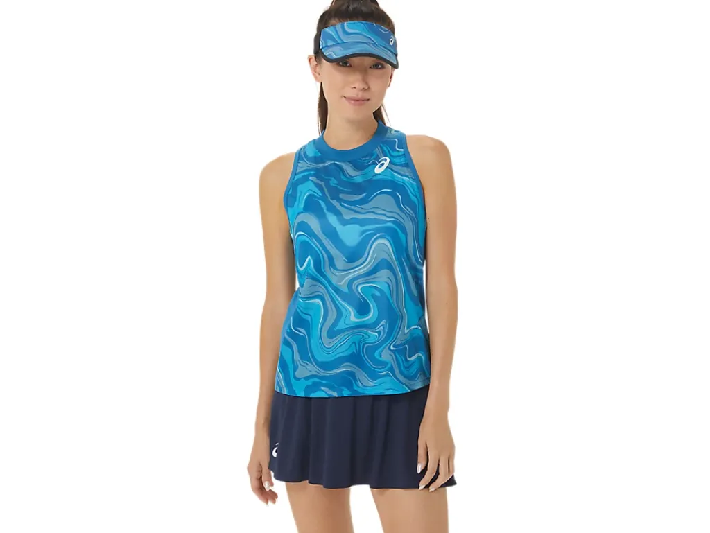ASICS MATCH GRAPHIC TANK-Women Pickleball|Tennis