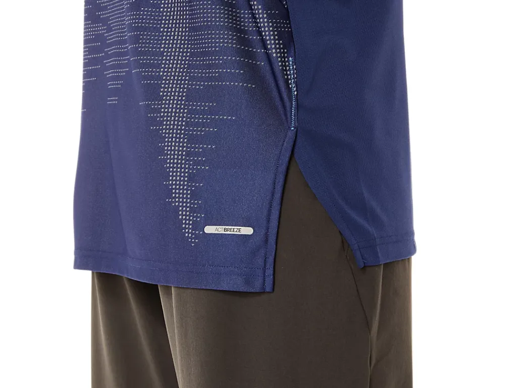ASICS MEN ACTIBREEZE COOLING JACQUARD LONG SLEEVE TOP-Men T-Shirts & Tops|Semi-Annual Sale