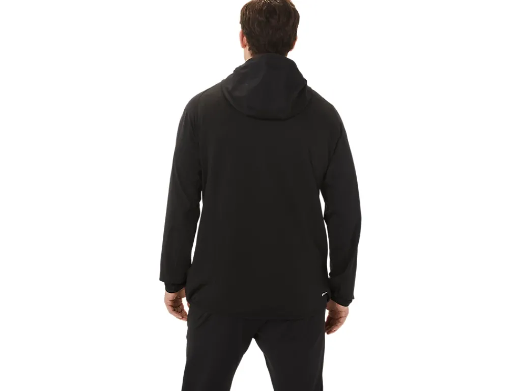 ASICS MEN ACTIBREEZE JACQUARD BRUSHED KNIT JACKET-Men Training|Jackets & Outerwear