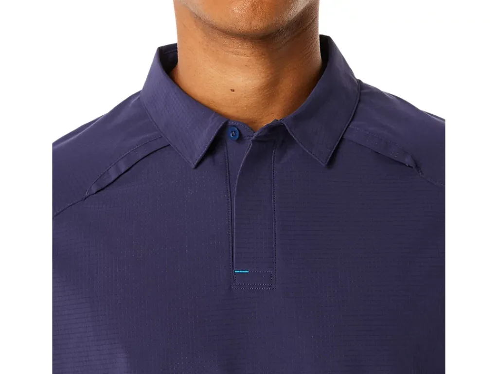 ASICS MEN ACTIBREEZE JACQUARD POLO SHIRT-Men Training|T-Shirts & Tops