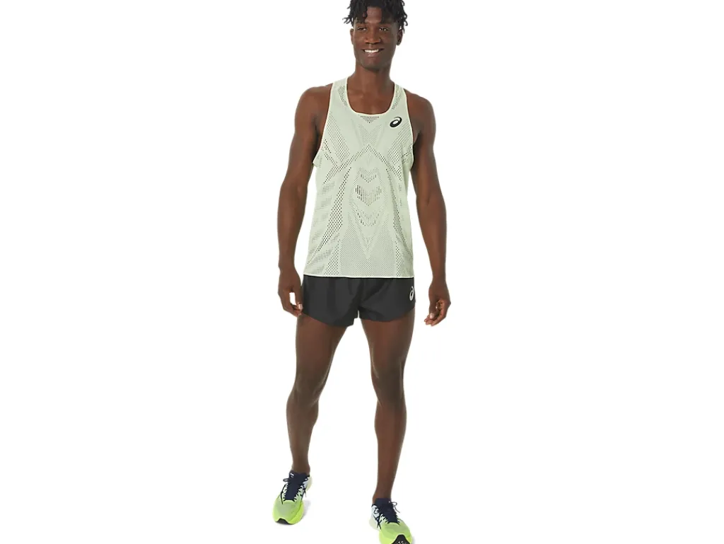 ASICS MEN ACTIBREEZE JACQUARD SINGLET-Men Track & Field|T-Shirts & Tops