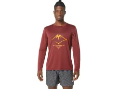 ASICS MEN FUJITRAIL LOGO LONG SLEEVE TOP-Men Trail Running|Extended Sizes