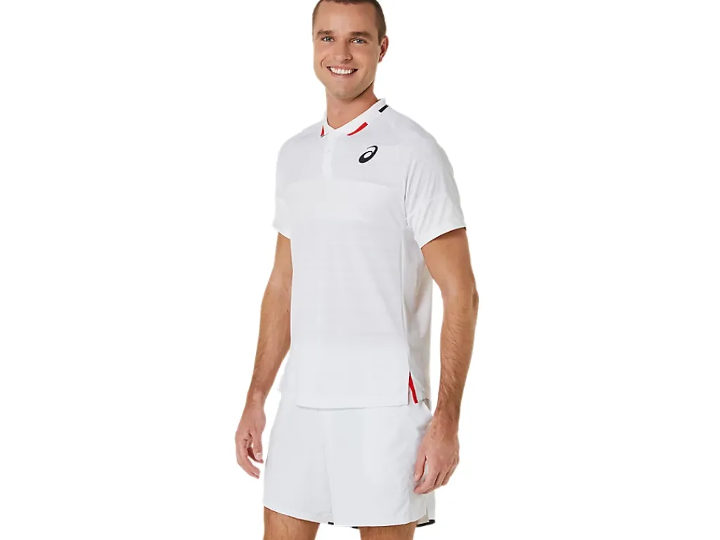 ASICS MEN MATCH POLO-SHIRT-Men Pickleball|Tennis