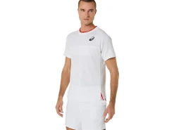 ASICS MEN MATCH SHORT SLEEVE TOP-Men Pickleball|Tennis