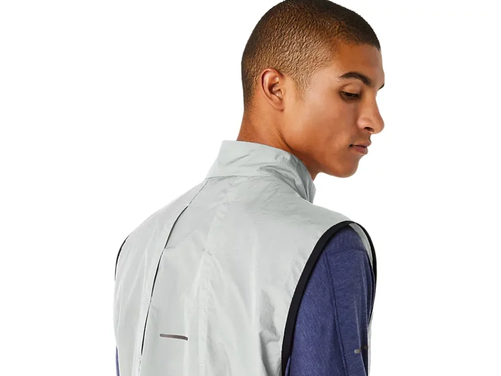 ASICS MEN METARUN PACKABLE VEST-Men Jackets & Outerwear
