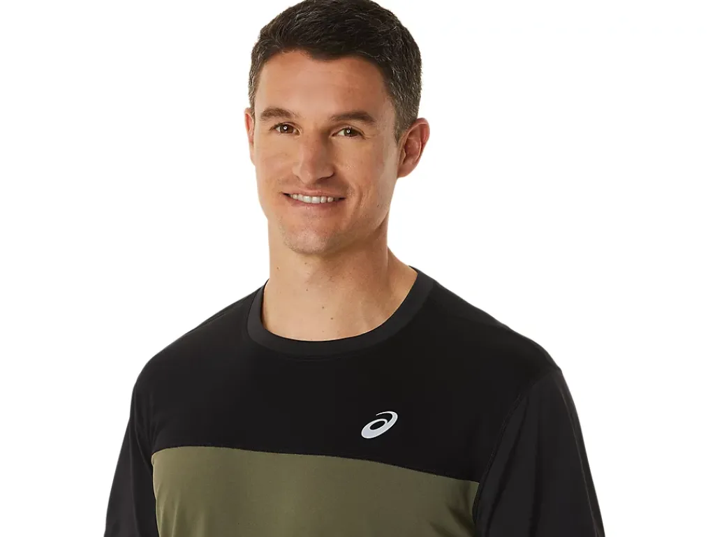 ASICS MEN RACE SHORT SLEEVE TOP-Men T-Shirts & Tops