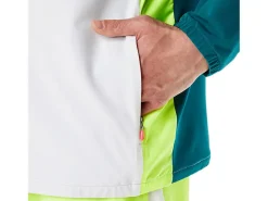 ASICS MEN READY-SET JACKET COLOR BLOCK WCH-Men Jackets & Outerwear