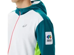 ASICS MEN READY-SET JACKET COLOR BLOCK WCH-Men Jackets & Outerwear