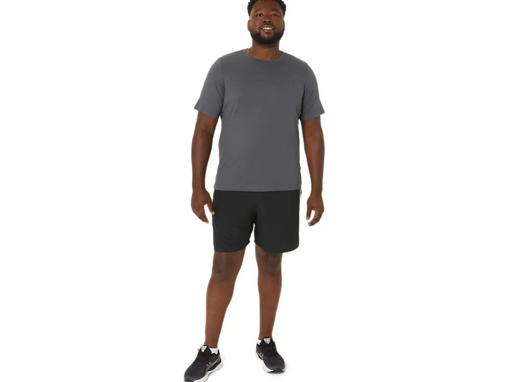 ASICS MEN SHORT SLEEVE HTHR TECH TOP-Men Extended Sizes|T-Shirts & Tops