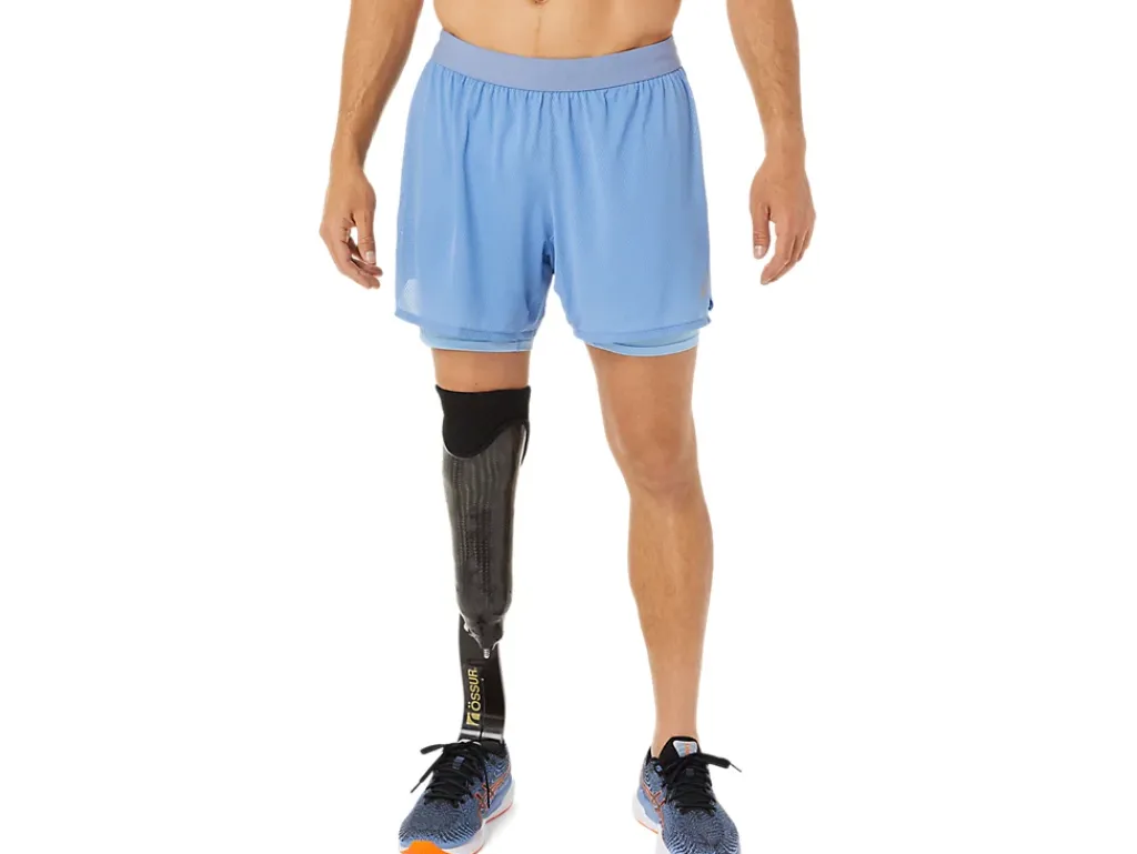 ASICS MEN VENTILATE 2-N-1 5IN SHORT-Men Shorts