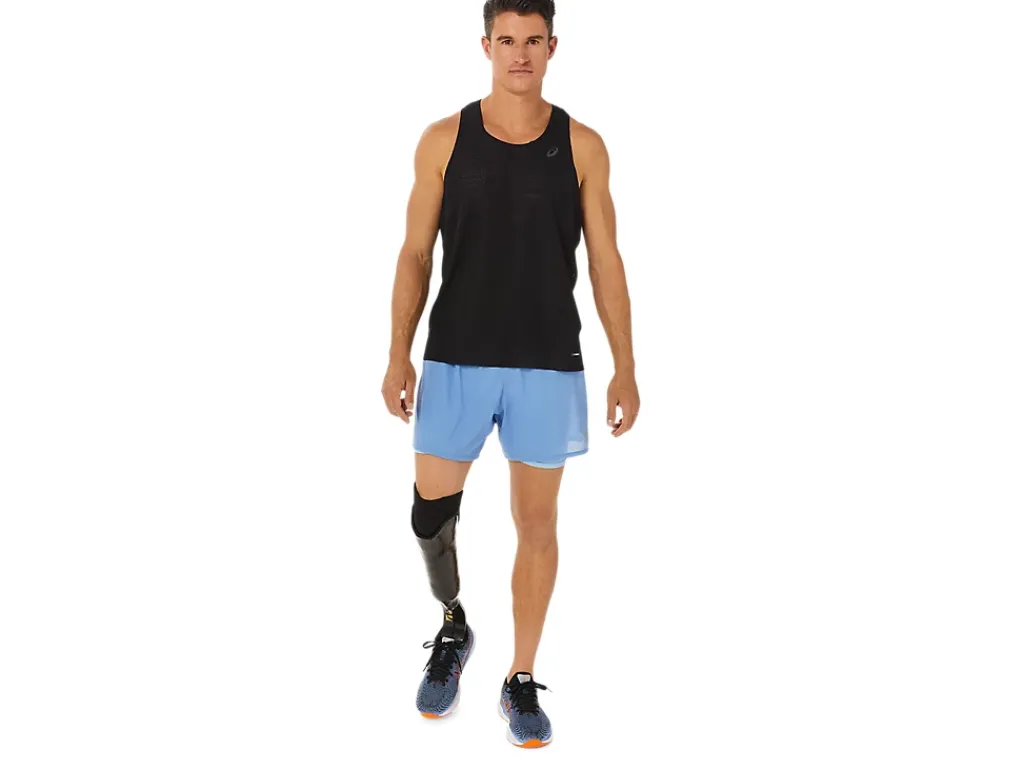 ASICS MEN VENTILATE 2-N-1 5IN SHORT-Men Shorts