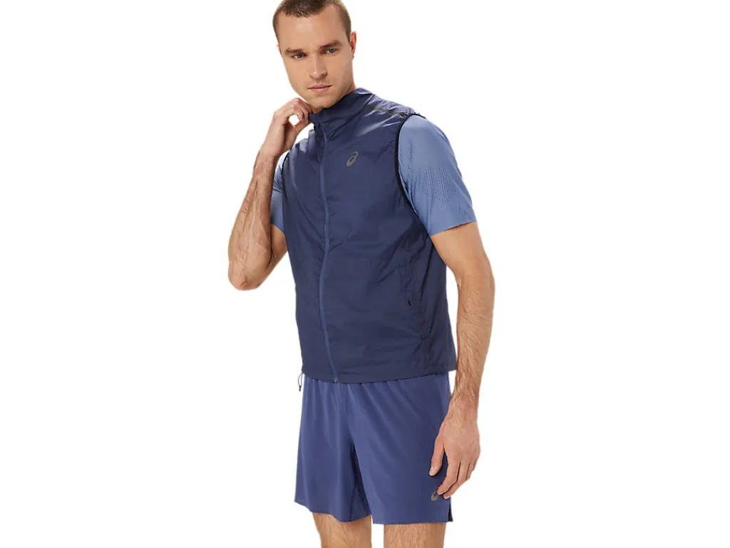 ASICS METARUN PACKABLE GILET-Men Jackets & Outerwear