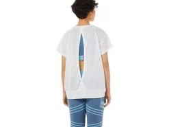 ASICS OPEN BACK SHORT SLEEVE TOP-Women T-Shirts & Tops