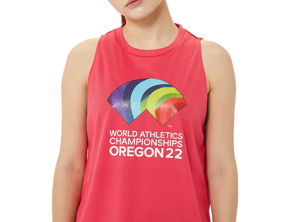 ASICS READY-SET II SINGLET WCH-Women T-Shirts & Tops|Valentine's Day