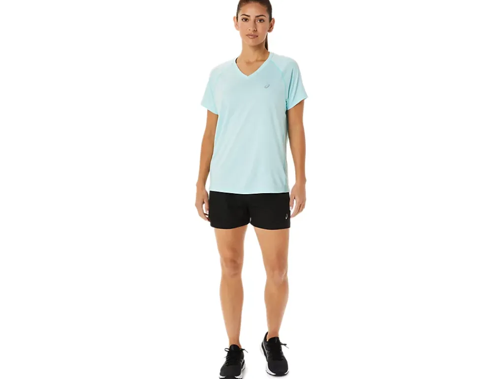 ASICS READY-SET LYTE V-NECK-Women T-Shirts & Tops