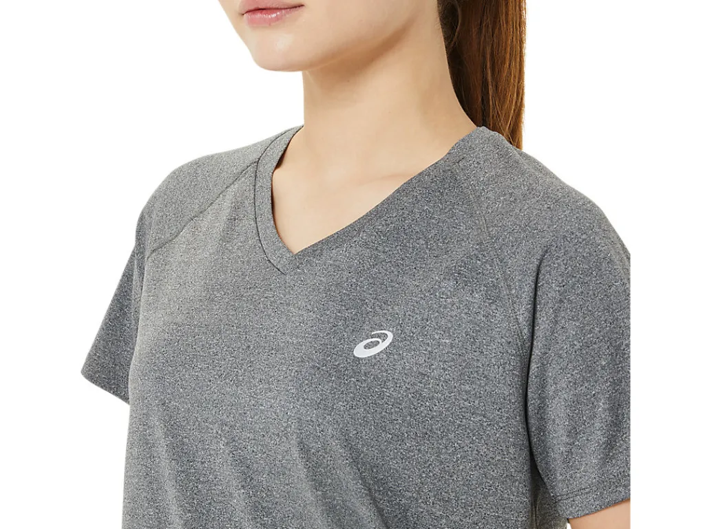 ASICS READY-SET LYTE V-NECK-Women T-Shirts & Tops