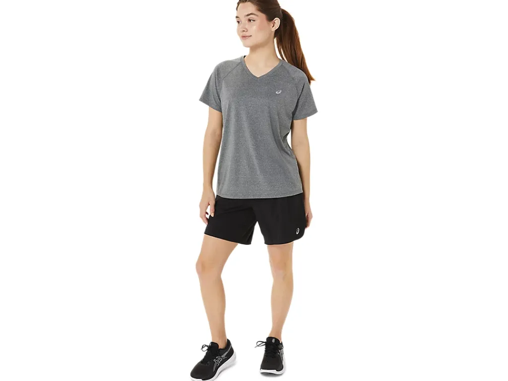 ASICS READY-SET LYTE V-NECK-Women T-Shirts & Tops