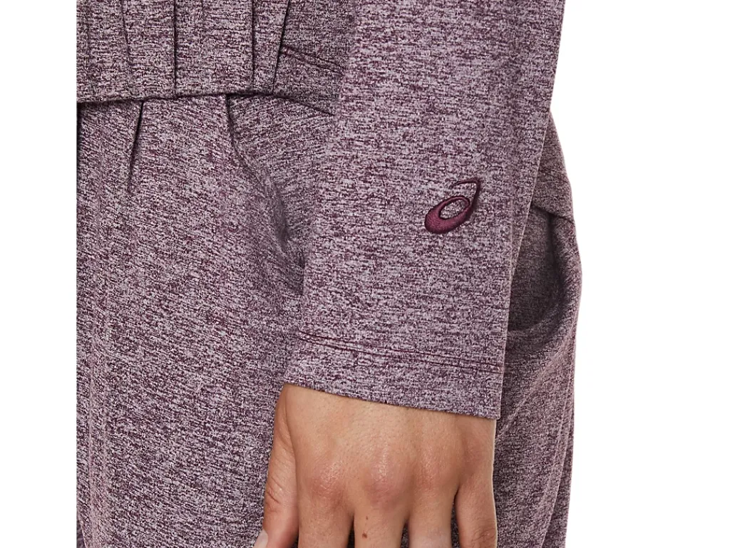 ASICS SOFT STRETCH KNIT FULL ZIP HOODIE-Women Hoodies & Sweatshirts