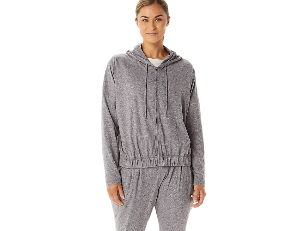 ASICS SOFT STRETCH KNIT FULL ZIP HOODIE-Women Hoodies & Sweatshirts