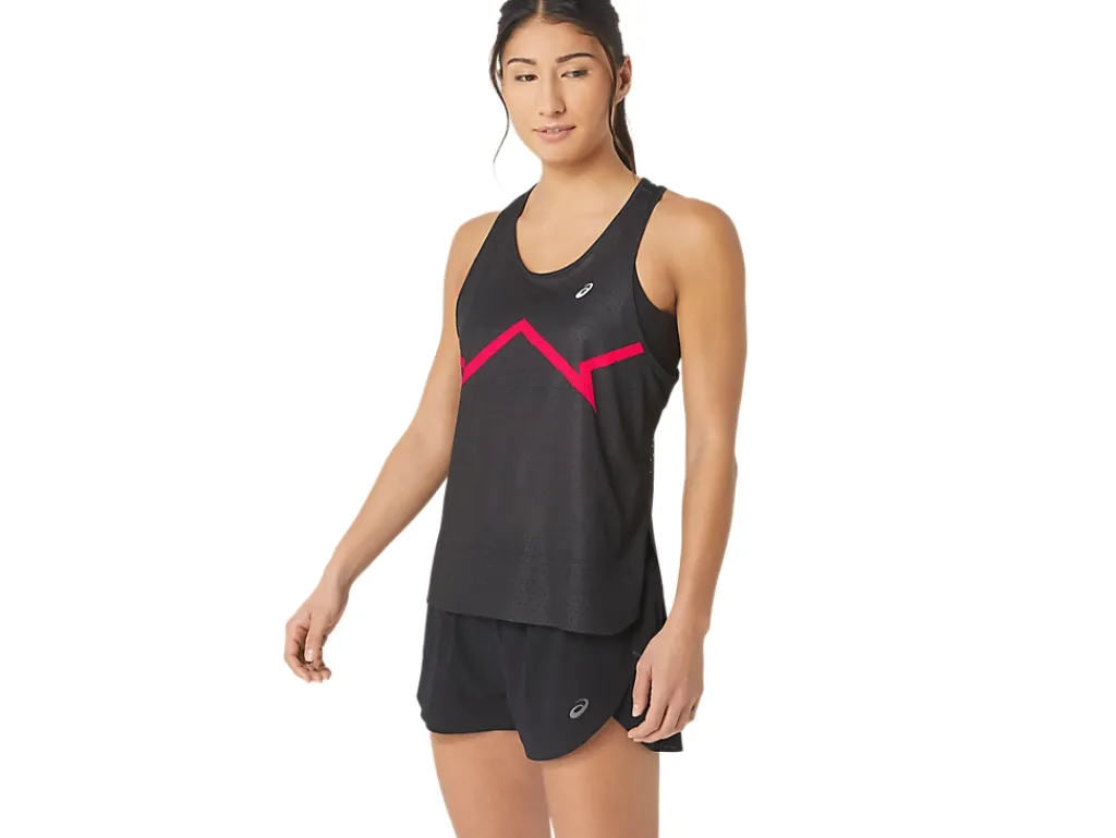 ASICS VENTILATE ACTIBREEZE GRAPHIC TANK-Women Track & Field|T-Shirts & Tops