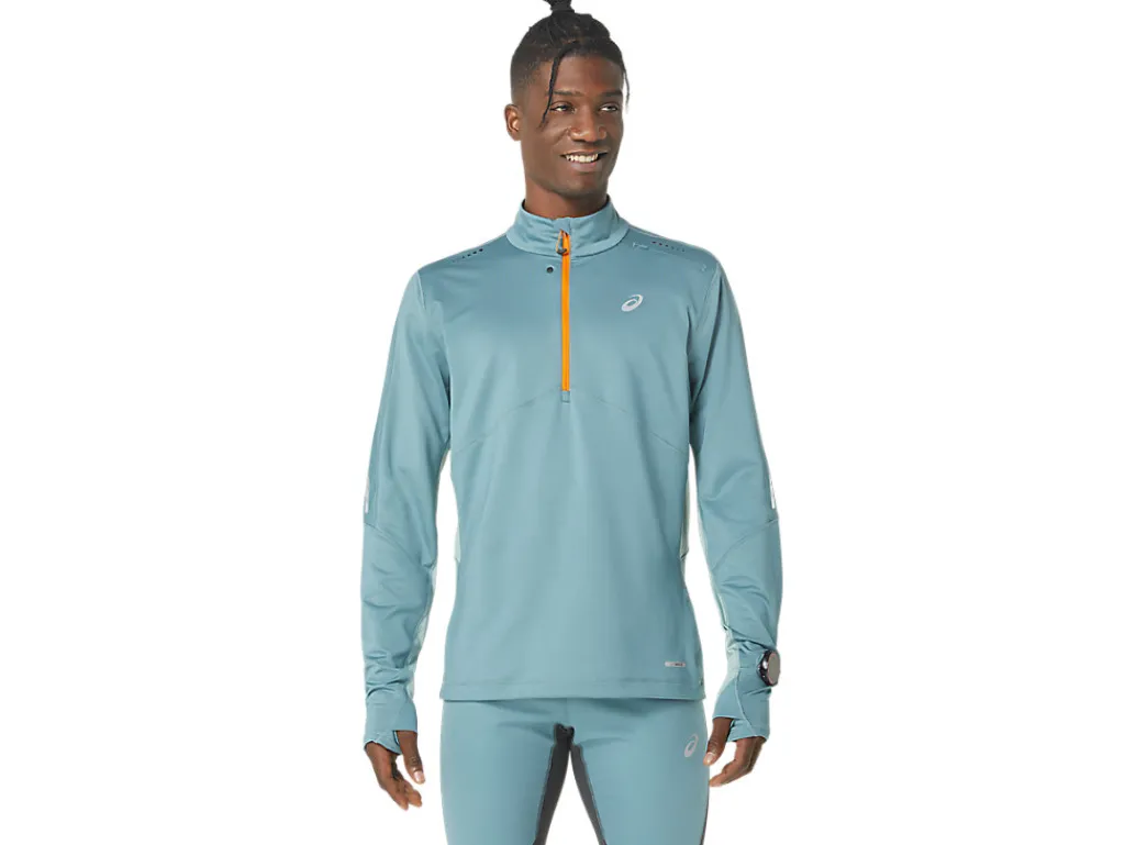 ASICS WINTER RUN 1/2 ZIP MID LAYER-Men T-Shirts & Tops