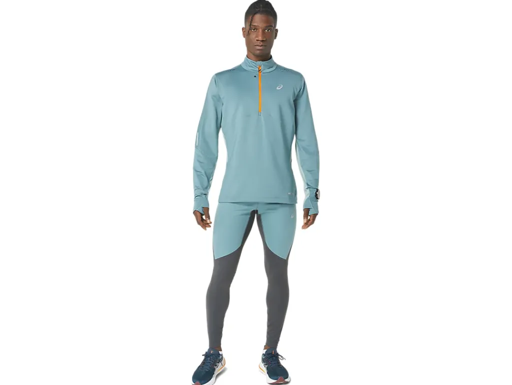 ASICS WINTER RUN 1/2 ZIP MID LAYER-Men T-Shirts & Tops