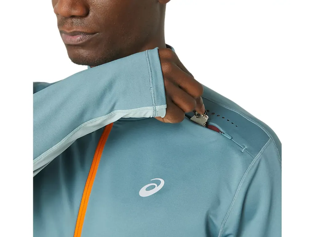 ASICS WINTER RUN 1/2 ZIP MID LAYER-Men T-Shirts & Tops
