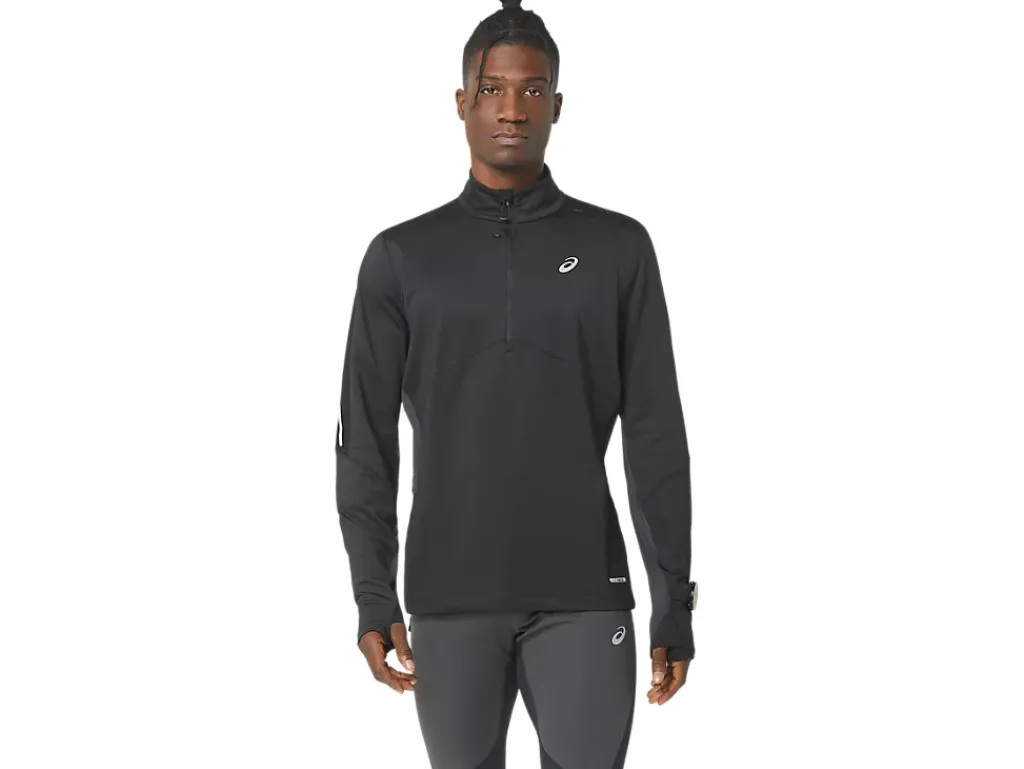ASICS WINTER RUN 1/2 ZIP MID LAYER-Men T-Shirts & Tops